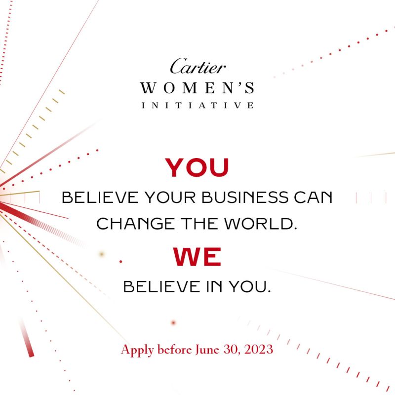 Do you run an impact business? Apply now to the Cartier Women’s Initiative program!